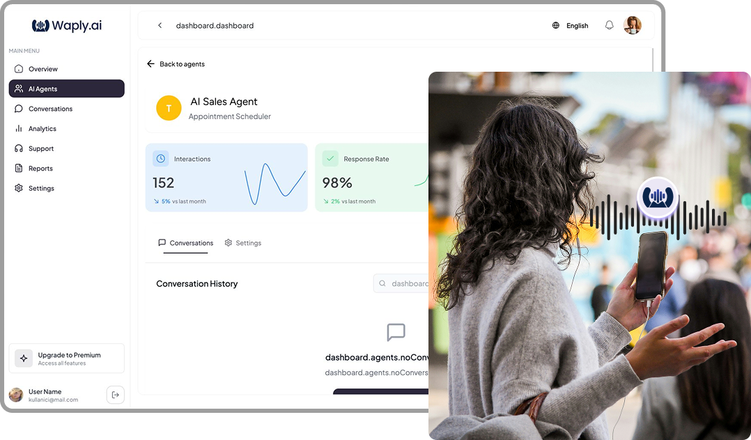 Waply.ai Dashboard